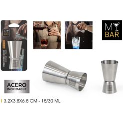MEDIDOR INOX LICOR 1'5/3 cl.