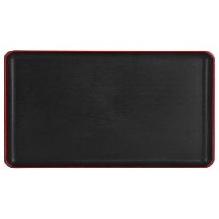 BANDEJA JAPON NEGRA Rectg.29x19 cm. Plast. ANTIDESLIZANTE