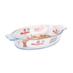 FUENTE VIDRIO OVAL 20x11'5 cm 40 cl. "QUTTIN"