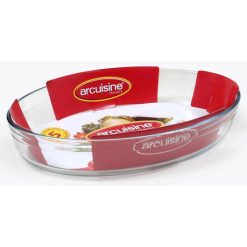 FUENTE VIDRIO OVAL 2 L. 30X21 cm. "QUTTIN"