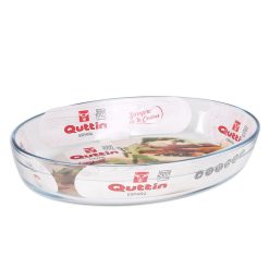FUENTE VIDRIO OVAL 35x24cm 3,4L "QUTTIN"