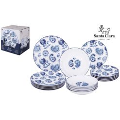 VAJILLA Porc.18 Pcs.(27cm) Mod.NOIA SANTA CLARA &