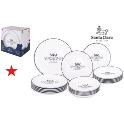 VAJILLA Porc.18 Pcs.(27cm) Mod.CUISINE SANTA CLARA &