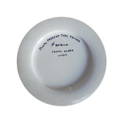 PLATO SALINA PORCELANA Present. 30'5 cm. SANTA CLARA (Liq) &