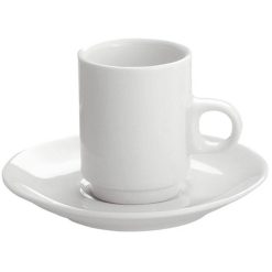 PLATO S/221 CAFE 13 cm. BLANCO PORVASAL