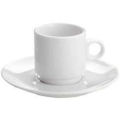 PLATO S/221 MOKA 12 cm. BLANCO PORVASAL