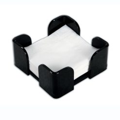 SERVILLETERO PVC para 20x20 BAJO ENGOMADO NEGRO