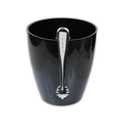 CUBITERA NEGRA PLASTICO 19º cm. ALEXALO