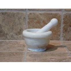 MORTERO MARMOL 15 cm. C/MAZA