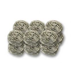 ESTROPAJO INOX PAQUETE 12 UDS.