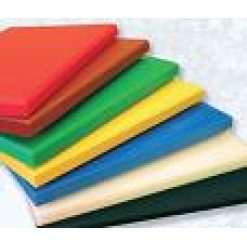 TABLA 50x50x4 AMARILLA POLIETILENO