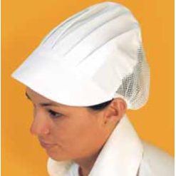 GORRA COCINA C/REJILLA VISERA BLANCO ROLL DRAP