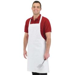 DELANTAL PETO BLANCO 75x90 cinta embudo ROLL DRA