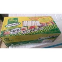 CAJA PALILLO ENFUNDADO PAPEL 2 PUNTAS 1000 uds.