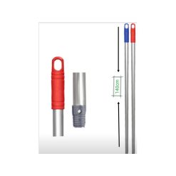 PALO ALUMINIO CEPILLO 1'40 CM. ROJO