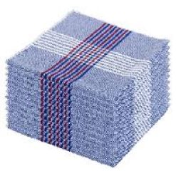 PAÑO VAJILLA AZUL 56x55cm   12 Uds. PROFESIONAL